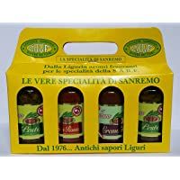 Los mejores  - pesto y salsas italianas - Cuarteto de sabores italianos- Pesto de albahaca - Pesto - rojo con tomates secos - Crema de…
